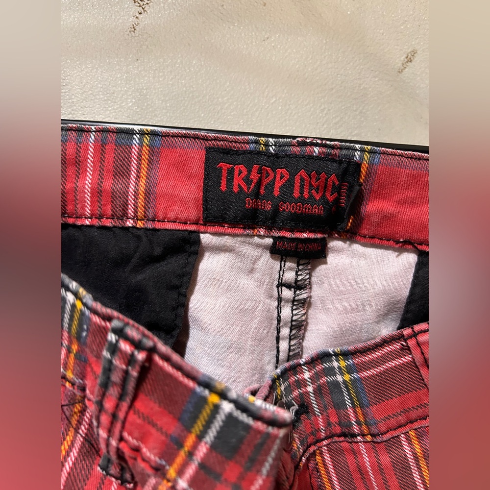 Vintage Tripp NYC tartan pants.
